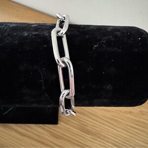 Silver Chain Link Bracelet